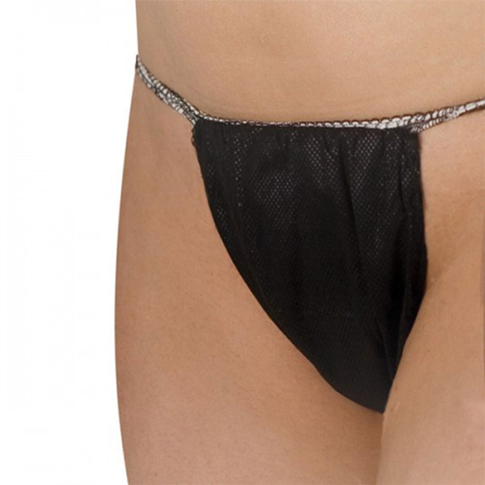 Disposable Black G-strings x 100
