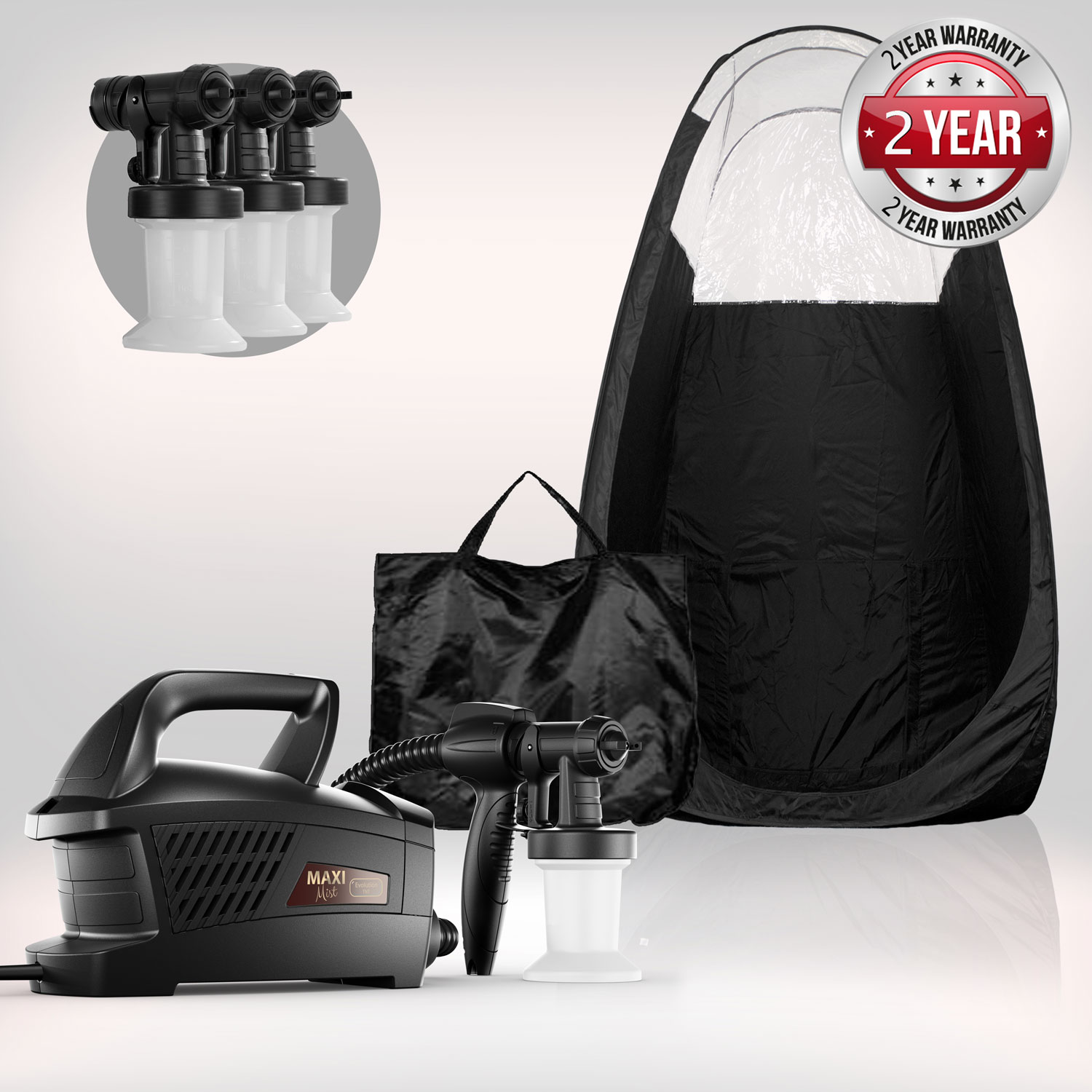 Maximist evolution tnt complete spray tanning kit
